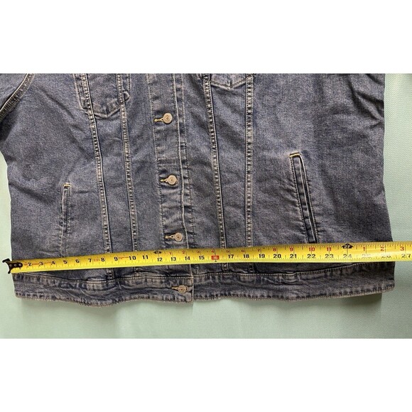 Levi's women's plus size 4X button-down denim jacket - Picture 9 of 9